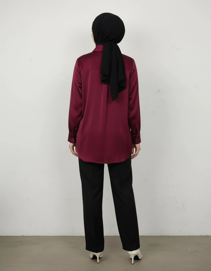 PIERRE CARDIN LADIES LONG SLEEVE BLOUSE [NORMAL CUT] PC0014