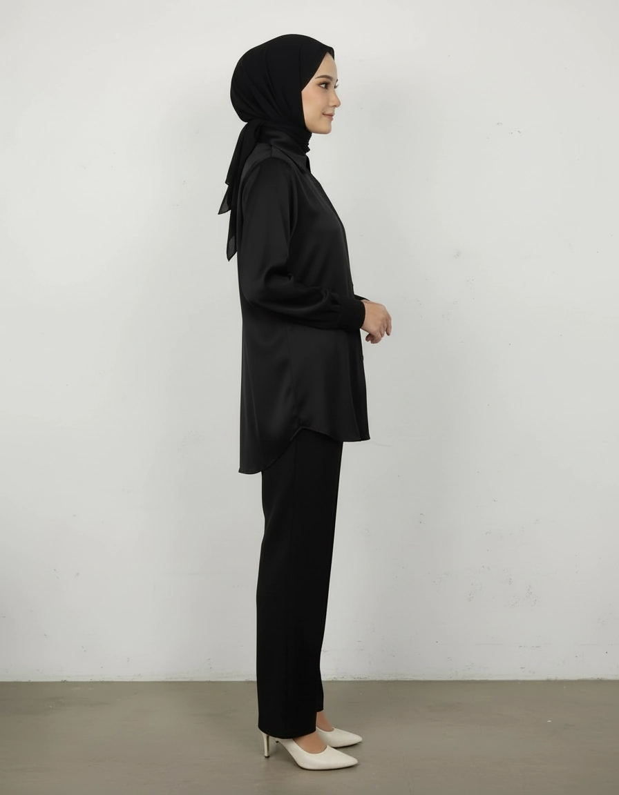 PIERRE CARDIN LADIES LONG SLEEVE BLOUSE [NORMAL CUT] PC0014