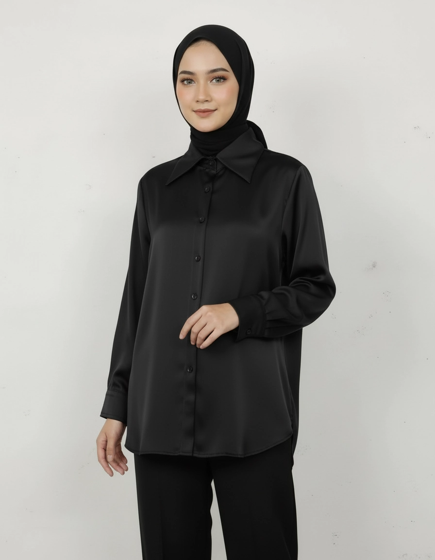 PIERRE CARDIN LADIES LONG SLEEVE BLOUSE [NORMAL CUT] PC0014