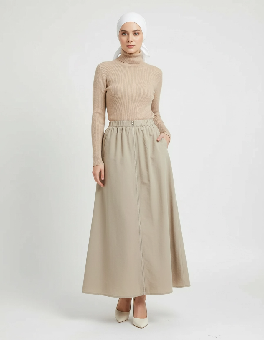 PIERRE CARDIN LADIES LONG SKIRTS [NORMAL CUT] PC0004