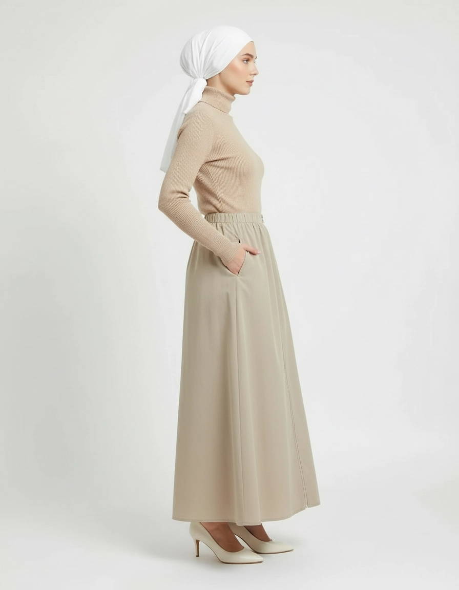 PIERRE CARDIN LADIES LONG SKIRTS [NORMAL CUT] PC0004