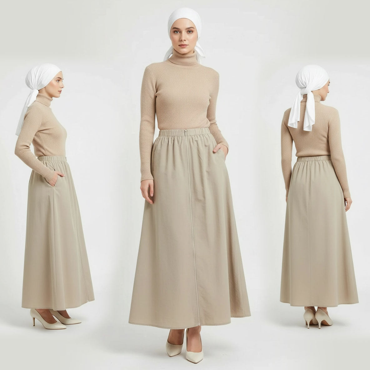 PIERRE CARDIN LADIES LONG SKIRTS [NORMAL CUT] PC0004