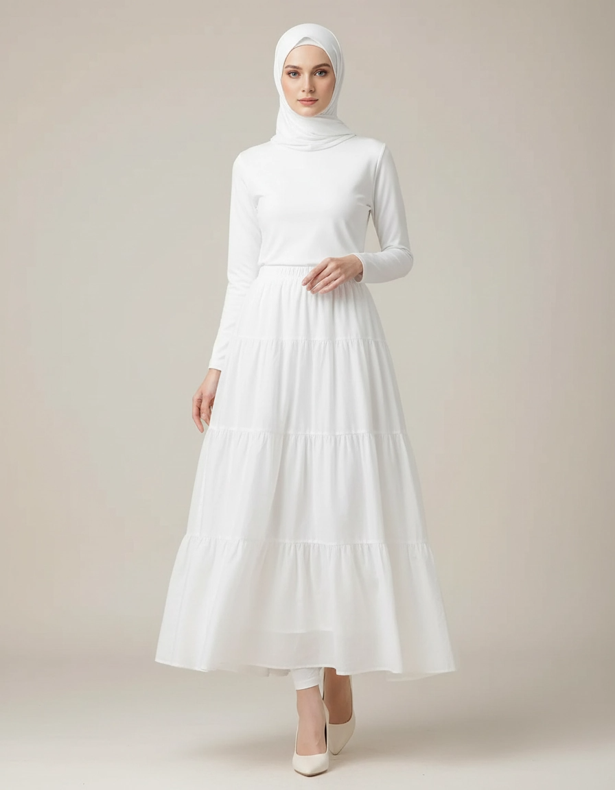 PIERRE CARDIN LADIES LONG SKIRTS [NORMAL CUT] PC0005