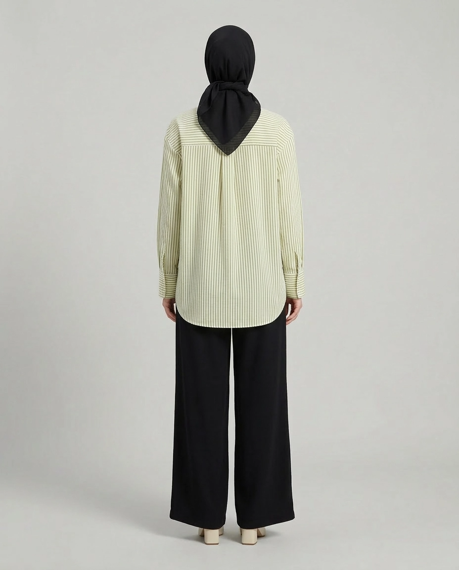 PIERRE CARDIN LADIES LONG SLEEVE BLOUSE [OVERSIZE] PC0015