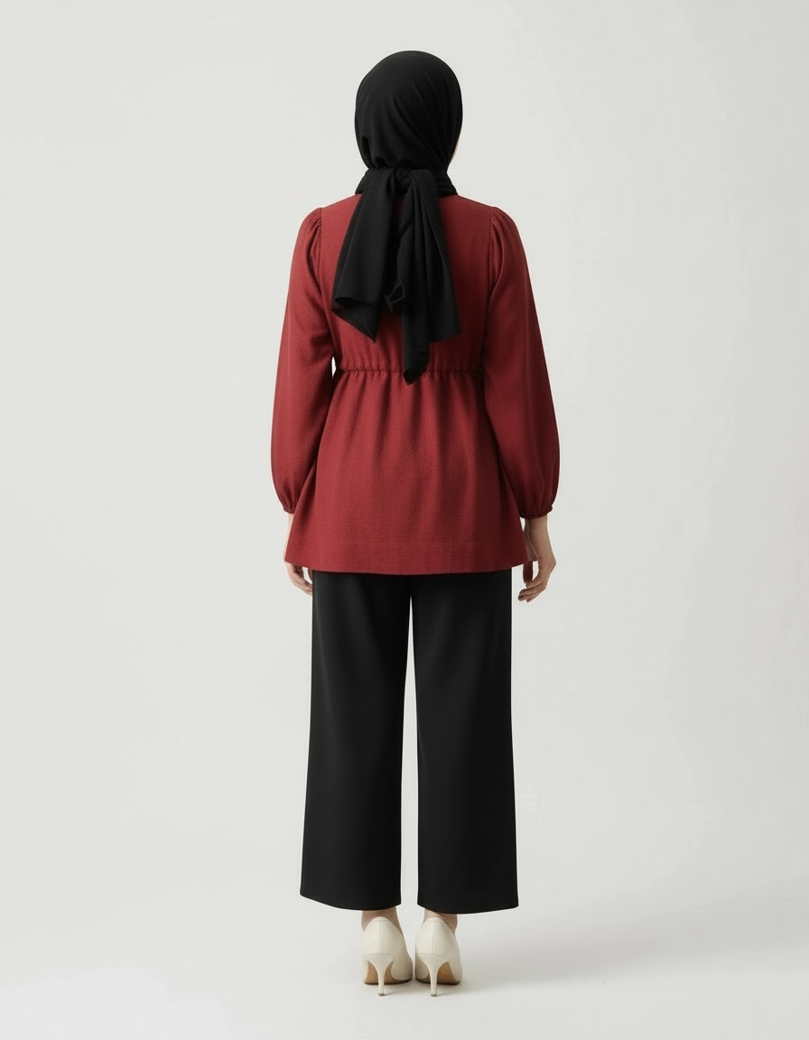 PIERRE CARDIN LADIES LONG SLEEVE BLOUSE [OVERSIZE] PC0008