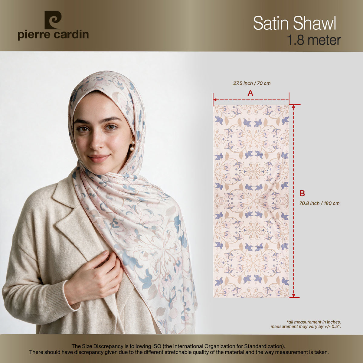 PIERRE CARDIN LADIES TUDUNG [NORMAL] PC0164