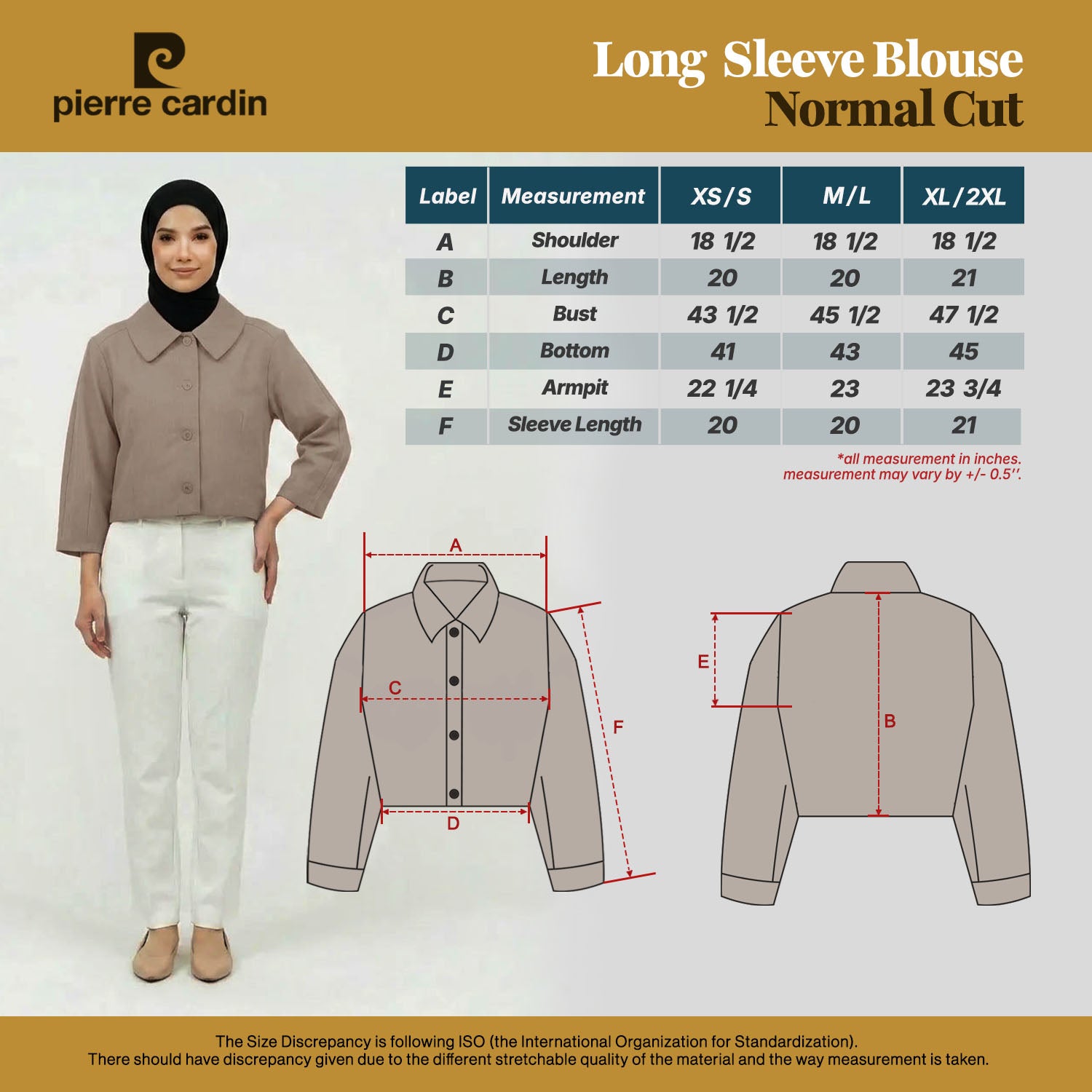 PIERRE CARDIN LADIES JACKET [NORMAL CUT] PC0073