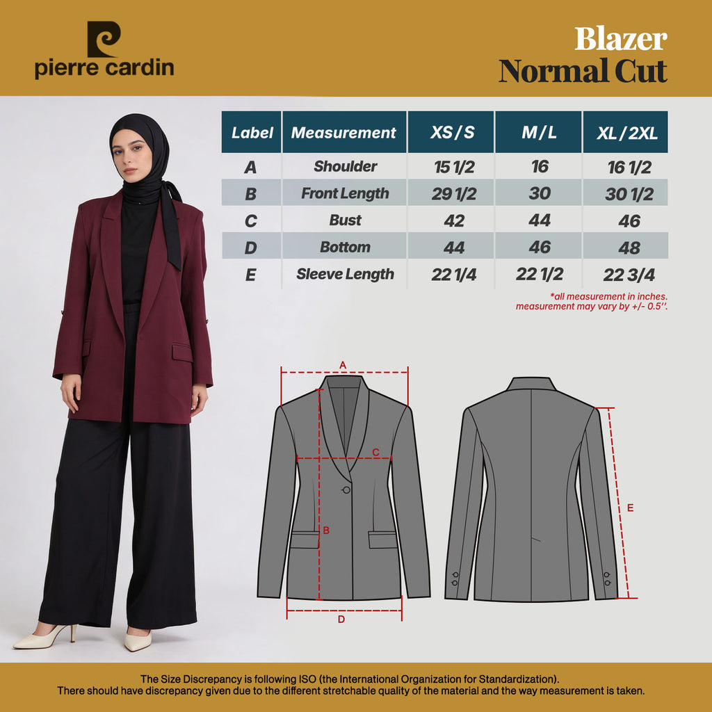 PIERRE CARDIN LADIES LONG SLEEVE OUTERWEAR [NORMAL CUT] PC0024