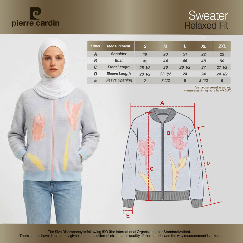 PIERRE CARDIN LADIES LONG SLEEVE JACKET [RELAXED FIT] PC0145