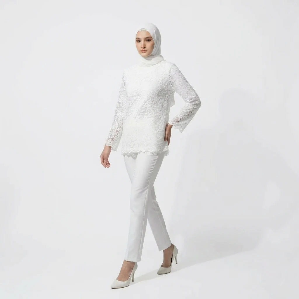 PIERRE CARDIN LADIES LONG SLEEVE BLOUSE [NORMAL CUT] PC0025