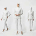 PIERRE CARDIN LADIES LONG SLEEVE BLOUSE [NORMAL CUT] PC0025