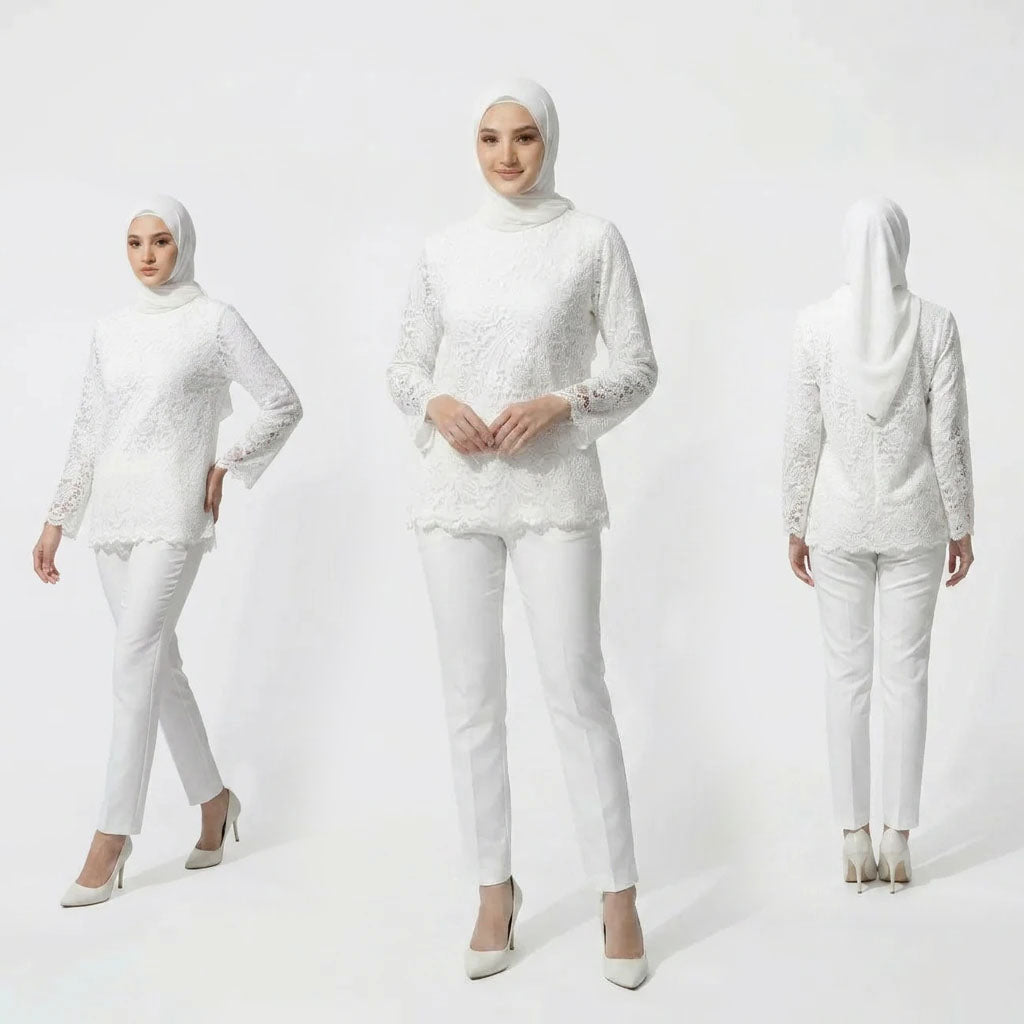 PIERRE CARDIN LADIES LONG SLEEVE BLOUSE [NORMAL CUT] PC0025