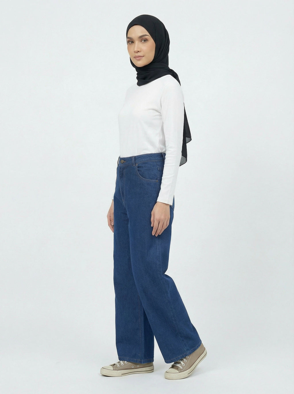 PIERRE CARDIN LADIES LONG PANTS [WIDE STRAIGHT] PC0021