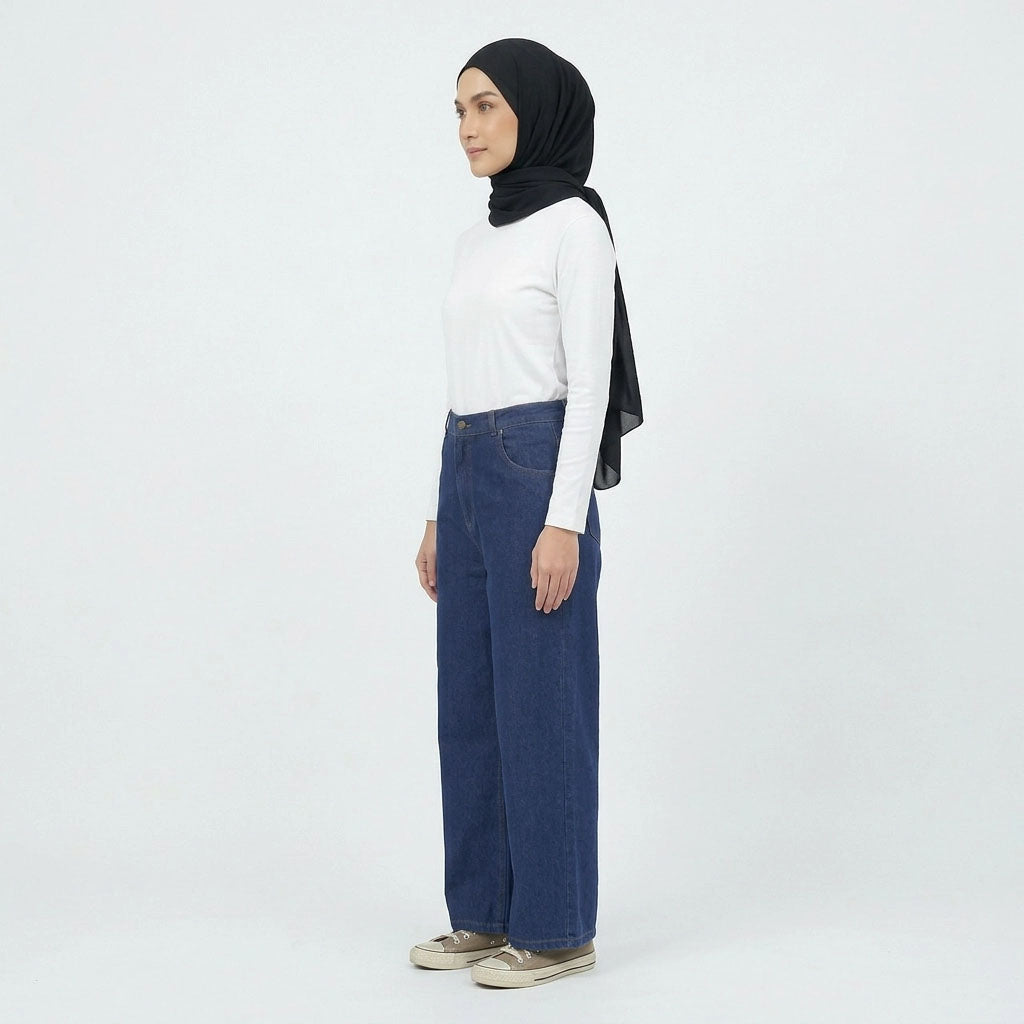 PIERRE CARDIN LADIES LONG PANTS [WIDE STRAIGHT] PC0021