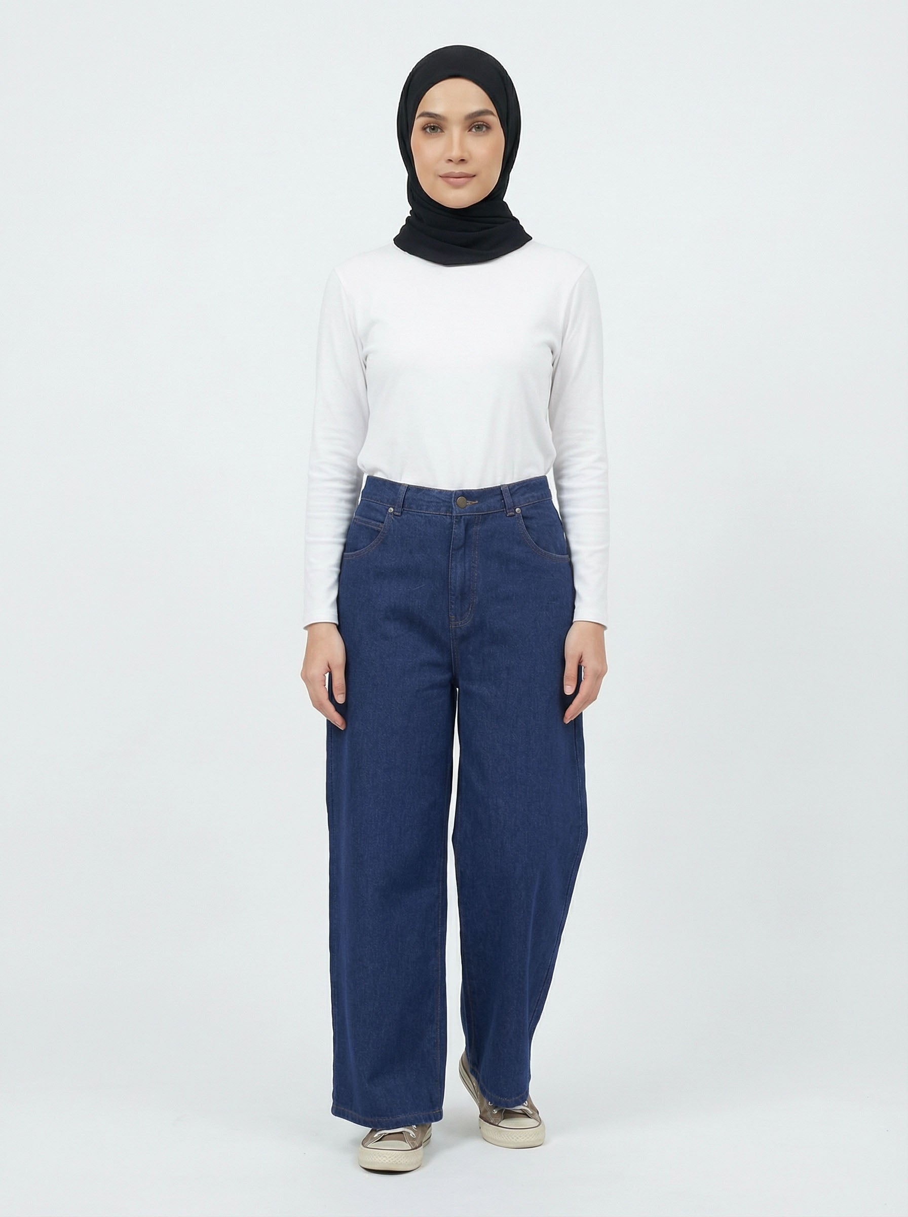 PIERRE CARDIN LADIES LONG PANTS [WIDE STRAIGHT] PC0021