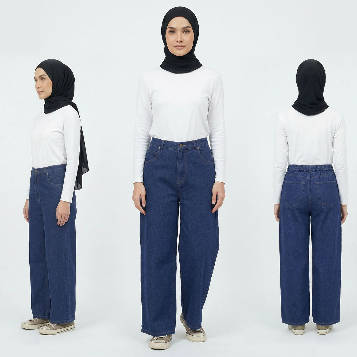 PIERRE CARDIN LADIES LONG PANTS [WIDE STRAIGHT] PC0021