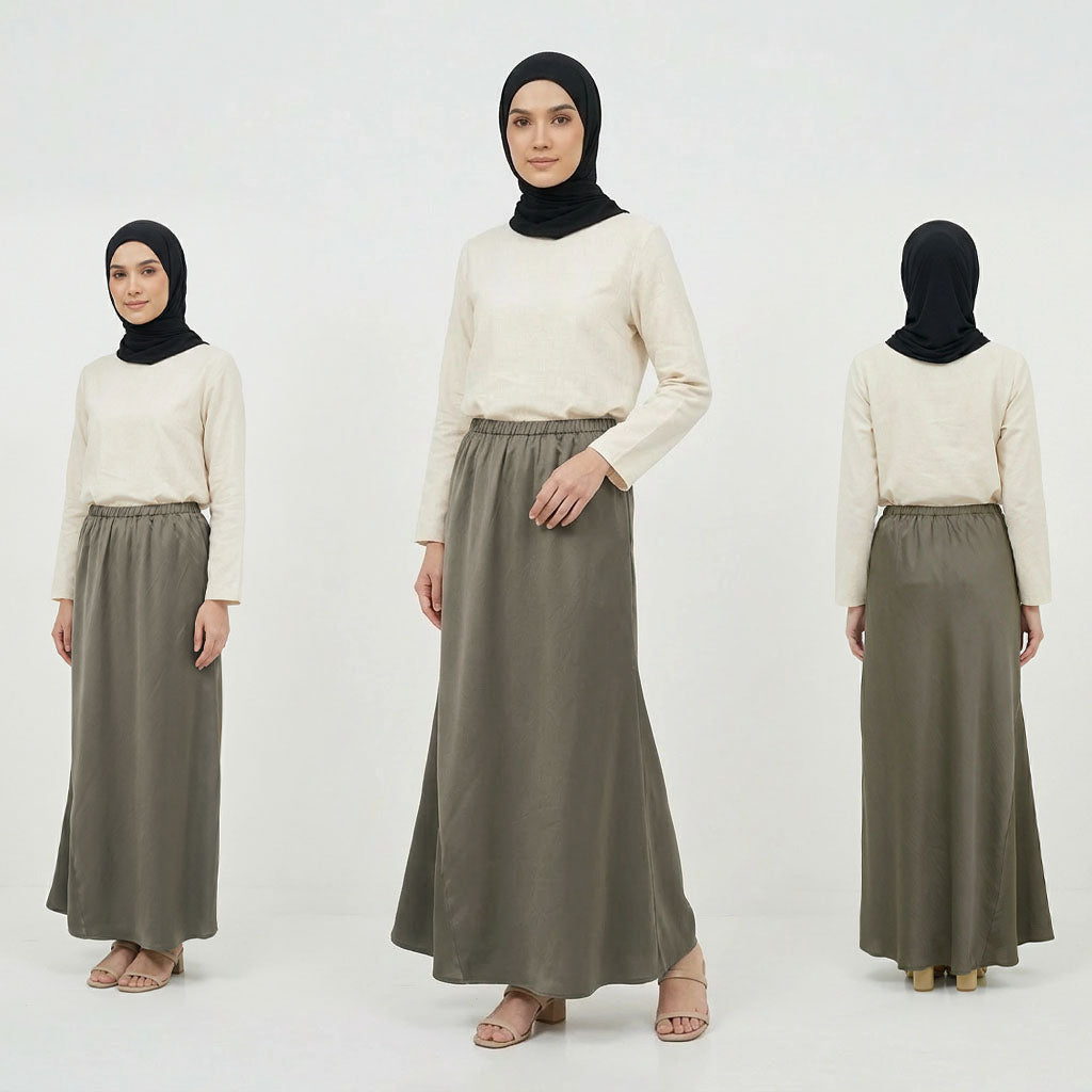 PIERRE CARDIN LADIES LONG SKIRTS [NORMAL CUT] PC0012