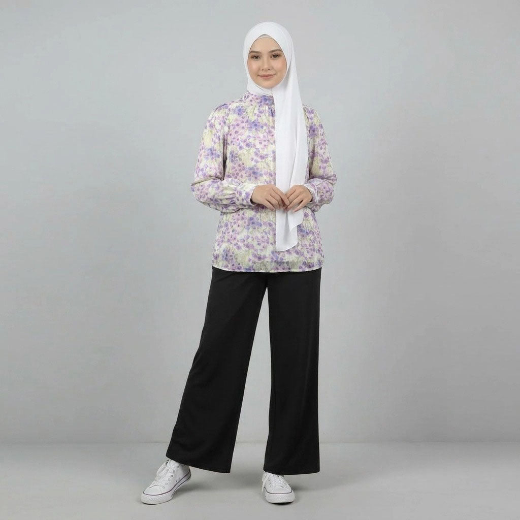 PIERRE CARDIN LADIES BLOUSE [NORMAL CUT] PC0066