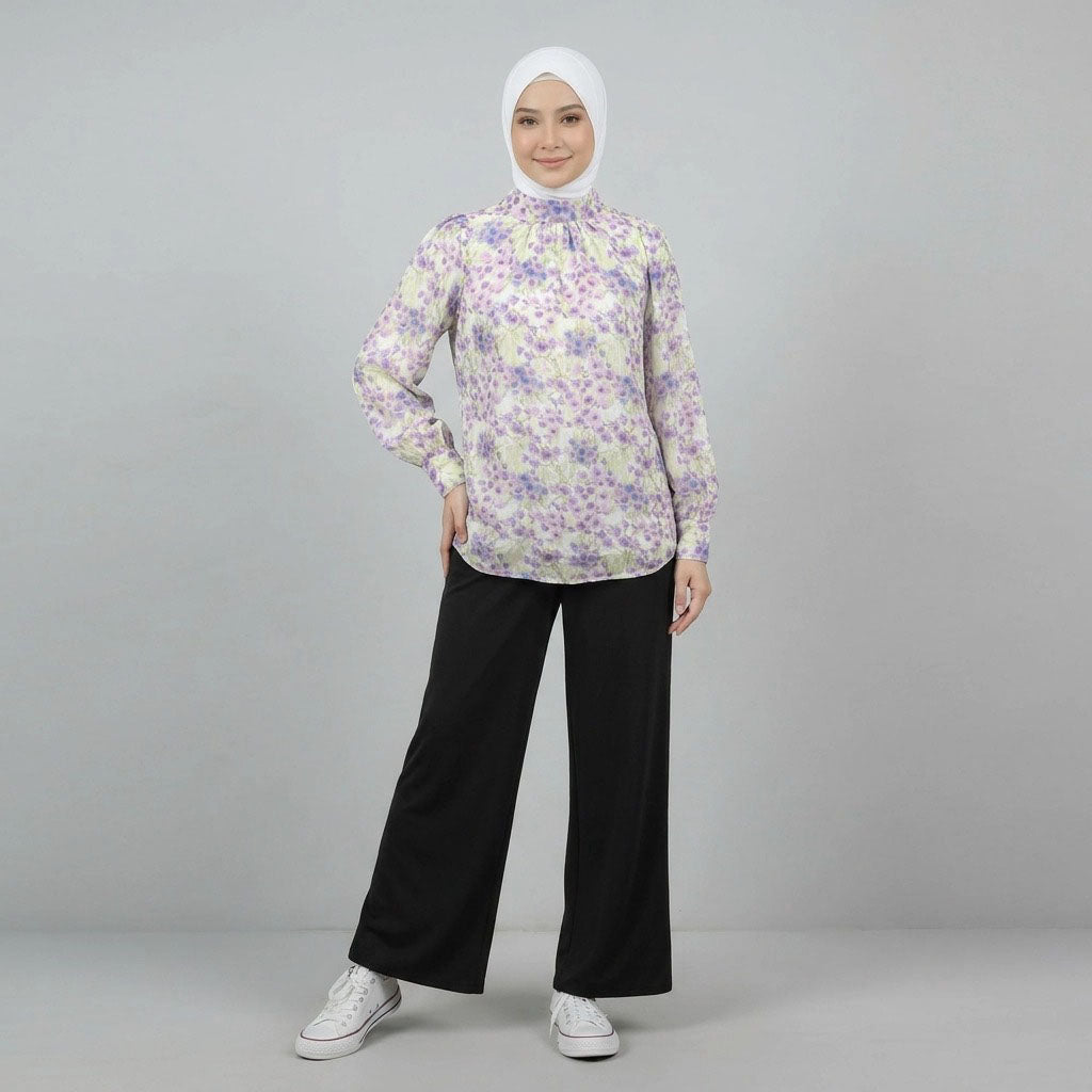PIERRE CARDIN LADIES BLOUSE [NORMAL CUT] PC0066