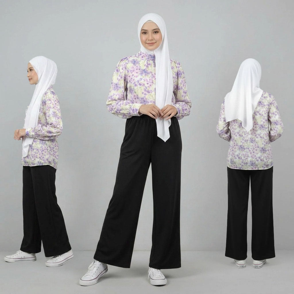 PIERRE CARDIN LADIES BLOUSE [NORMAL CUT] PC0066