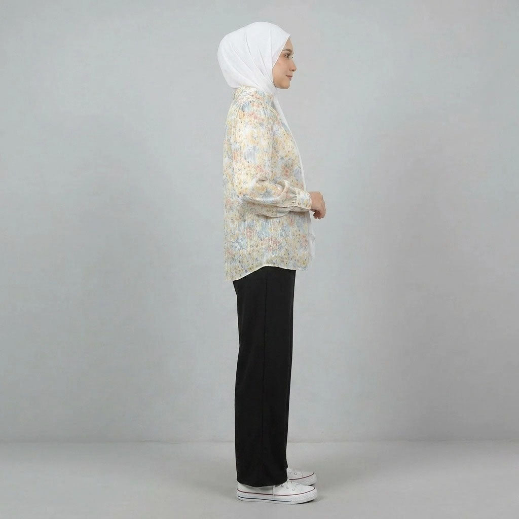 PIERRE CARDIN LADIES BLOUSE [NORMAL CUT] PC0066
