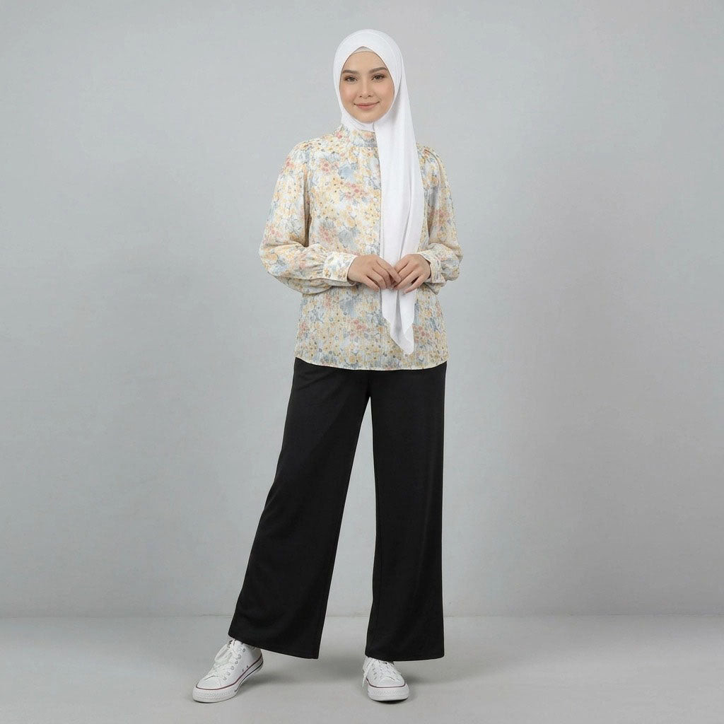 PIERRE CARDIN LADIES BLOUSE [NORMAL CUT] PC0066