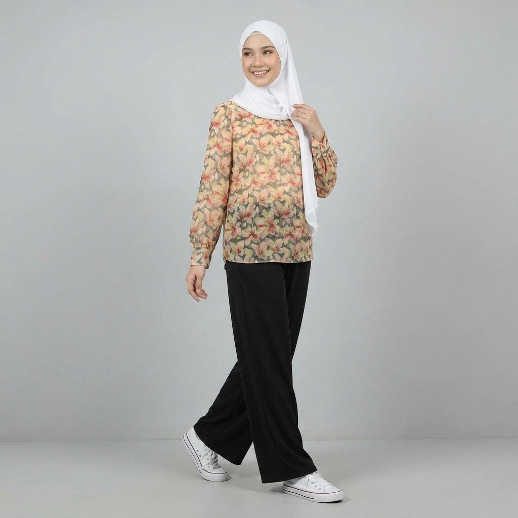 PIERRE CARDIN LADIES BLOUSE [NORMAL CUT] PC0066