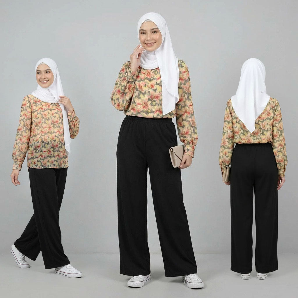 PIERRE CARDIN LADIES BLOUSE [NORMAL CUT] PC0066