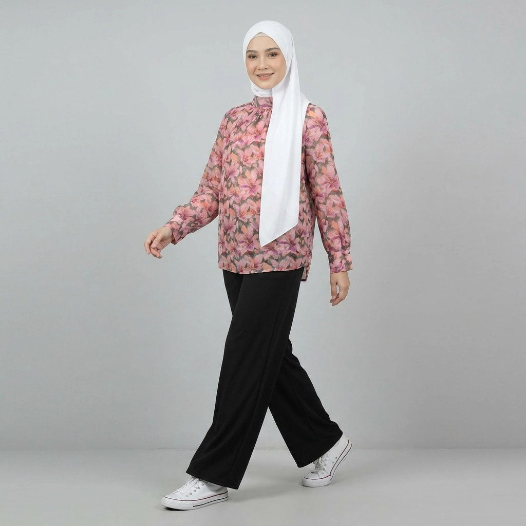PIERRE CARDIN LADIES BLOUSE [NORMAL CUT] PC0066
