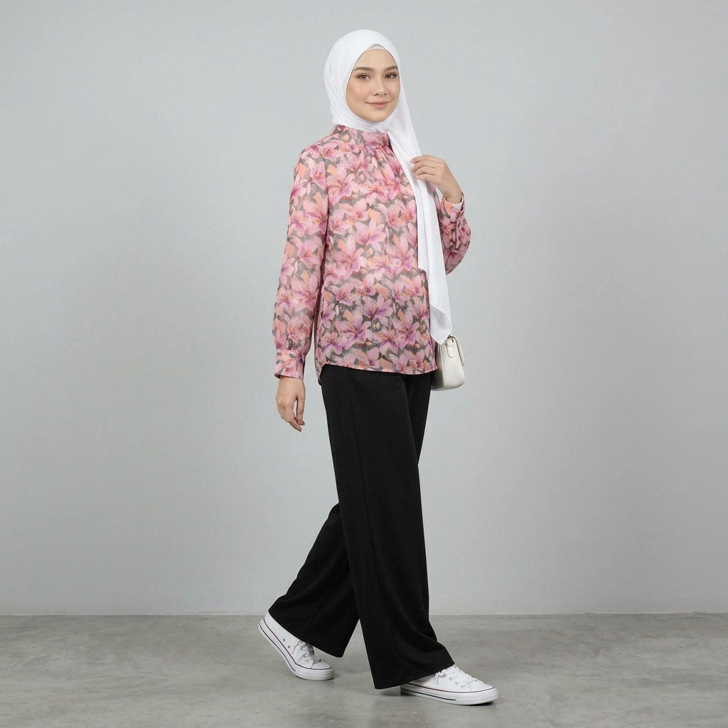 PIERRE CARDIN LADIES BLOUSE [NORMAL CUT] PC0066