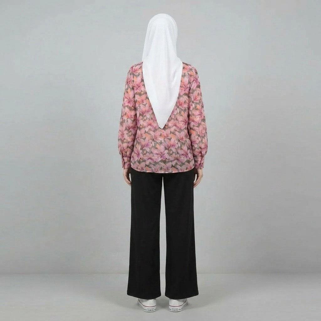 PIERRE CARDIN LADIES BLOUSE [NORMAL CUT] PC0066