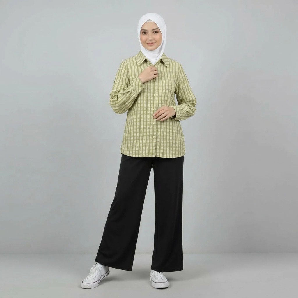 PIERRE CARDIN LADIES BLOUSE [NORMAL CUT] PC0067