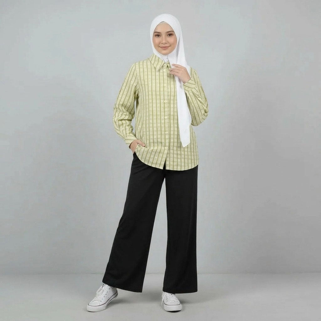 PIERRE CARDIN LADIES BLOUSE [NORMAL CUT] PC0067