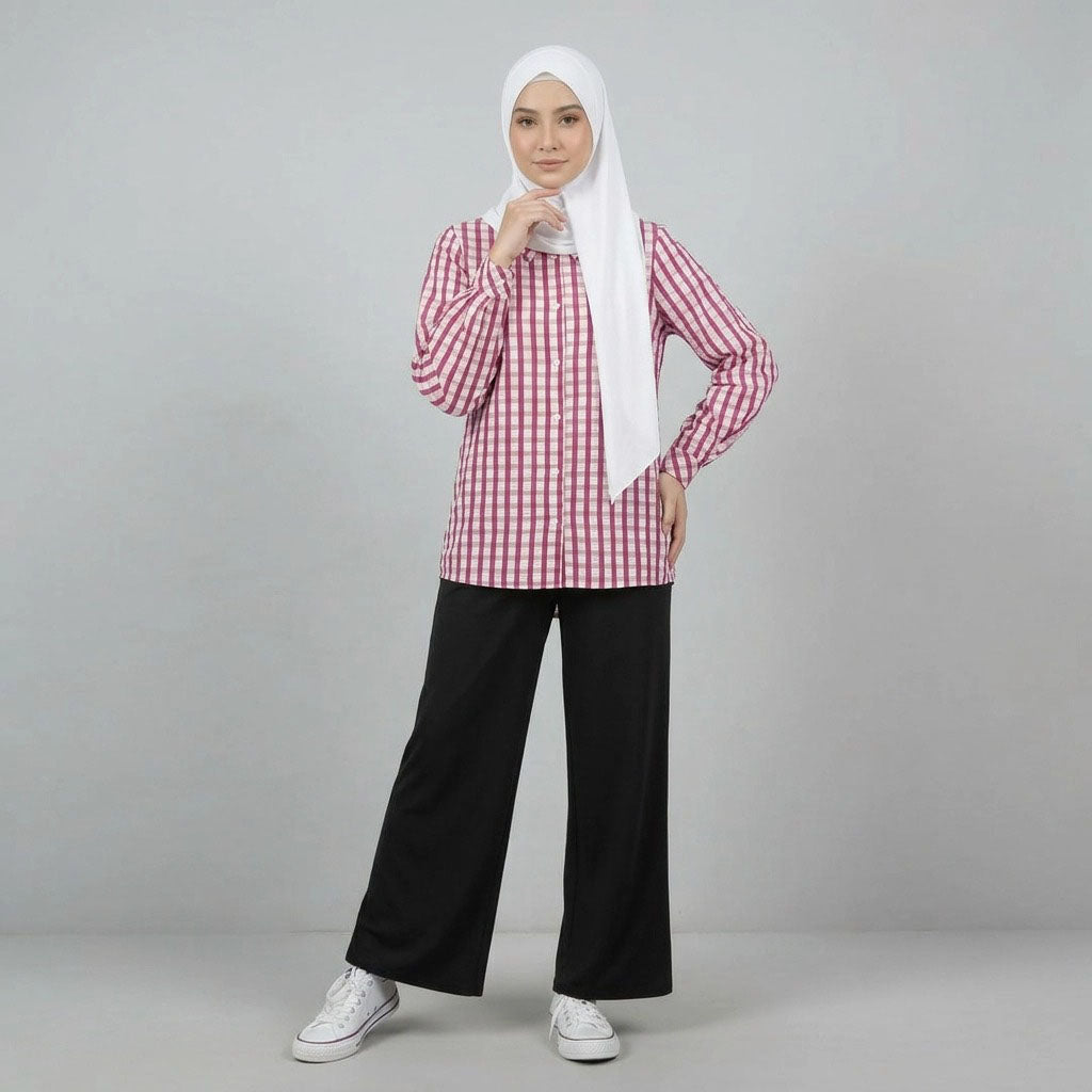 PIERRE CARDIN LADIES BLOUSE [NORMAL CUT] PC0067