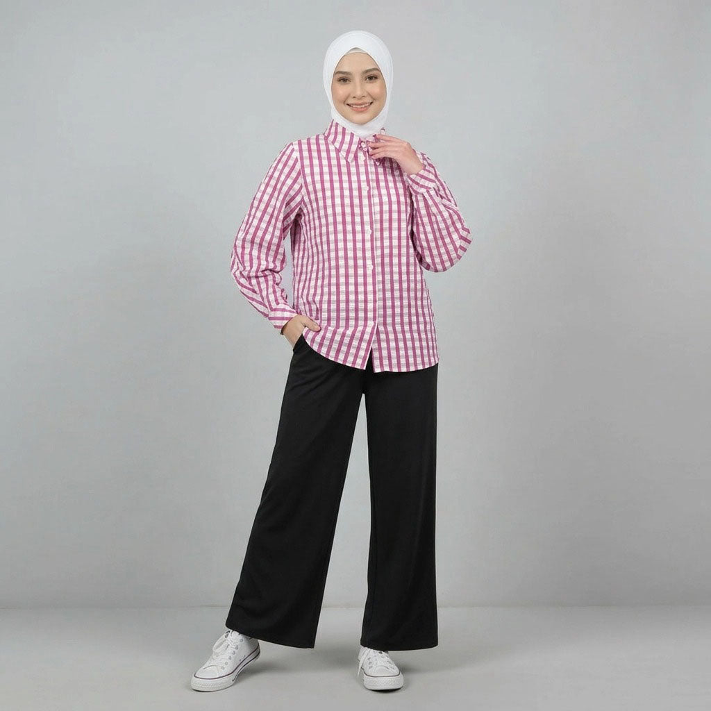 PIERRE CARDIN LADIES BLOUSE [NORMAL CUT] PC0067