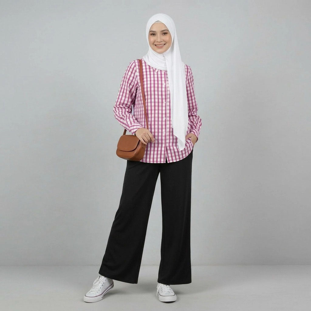 PIERRE CARDIN LADIES BLOUSE [NORMAL CUT] PC0067