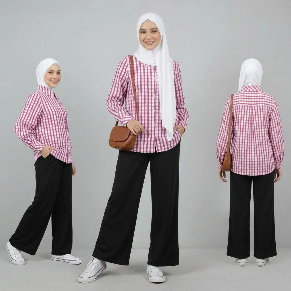 PIERRE CARDIN LADIES BLOUSE [NORMAL CUT] PC0067