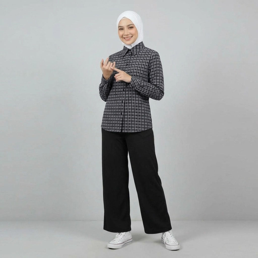 PIERRE CARDIN LADIES BLOUSE [NORMAL CUT] PC0067