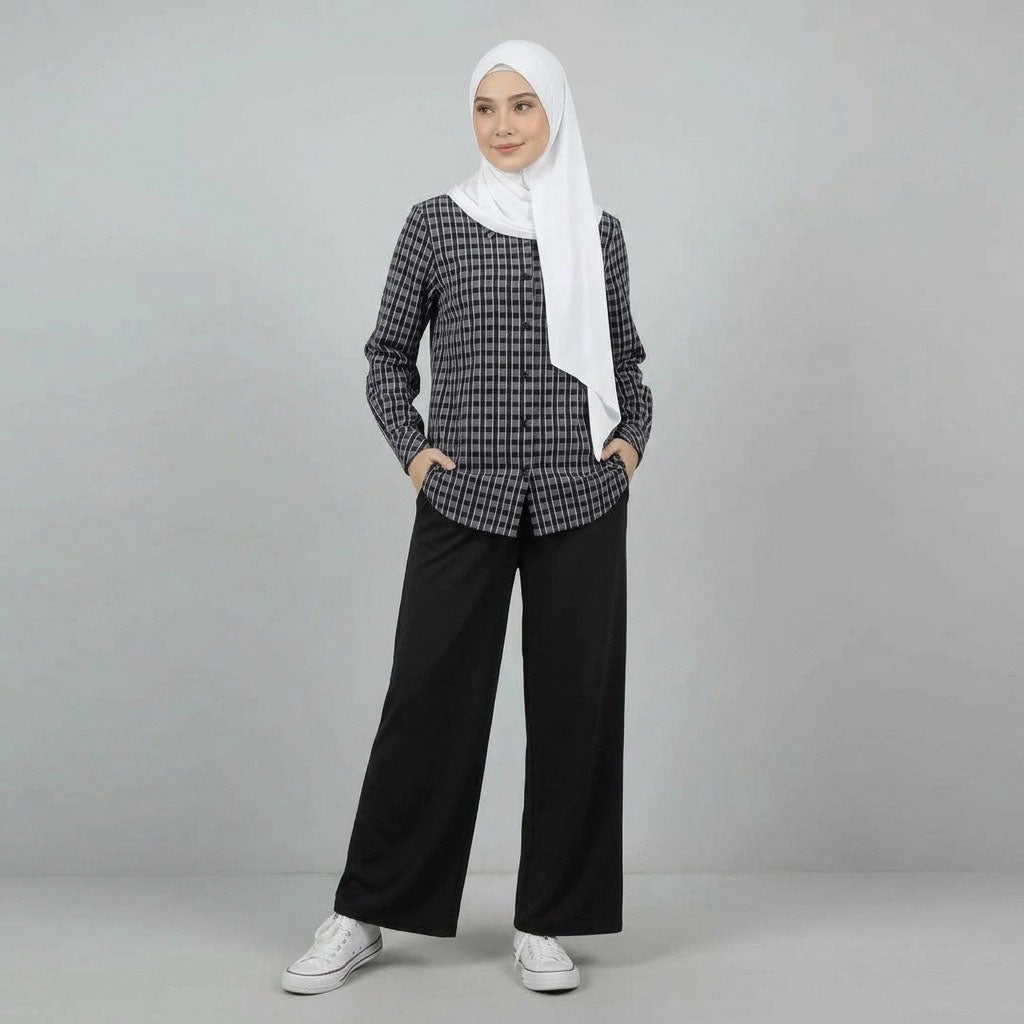 PIERRE CARDIN LADIES BLOUSE [NORMAL CUT] PC0067