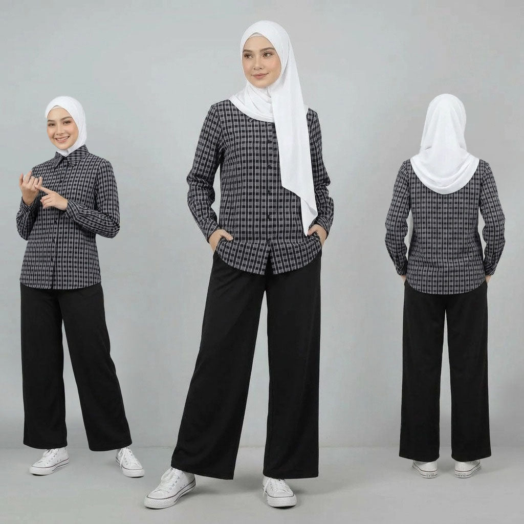 PIERRE CARDIN LADIES BLOUSE [NORMAL CUT] PC0067