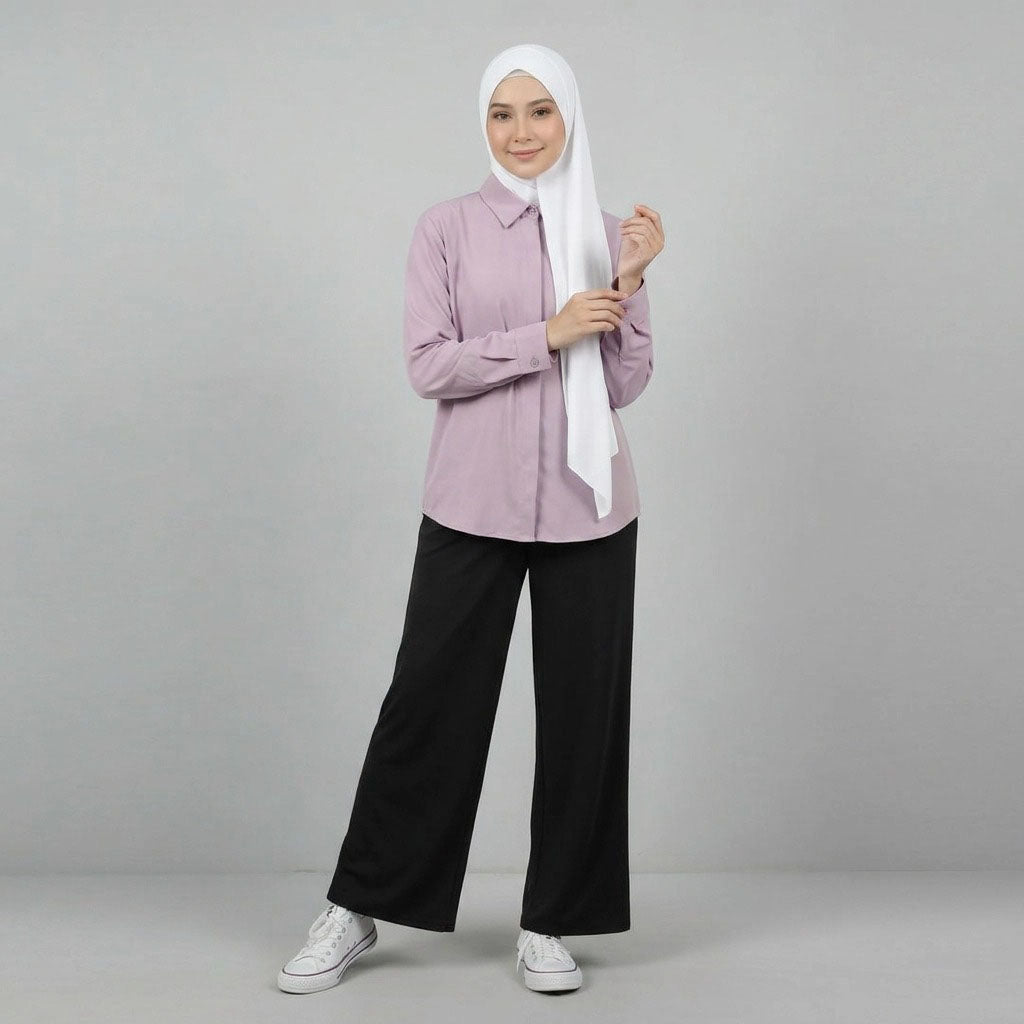 PIERRE CARDIN LADIES BLOUSE [NORMAL CUT] PC0064