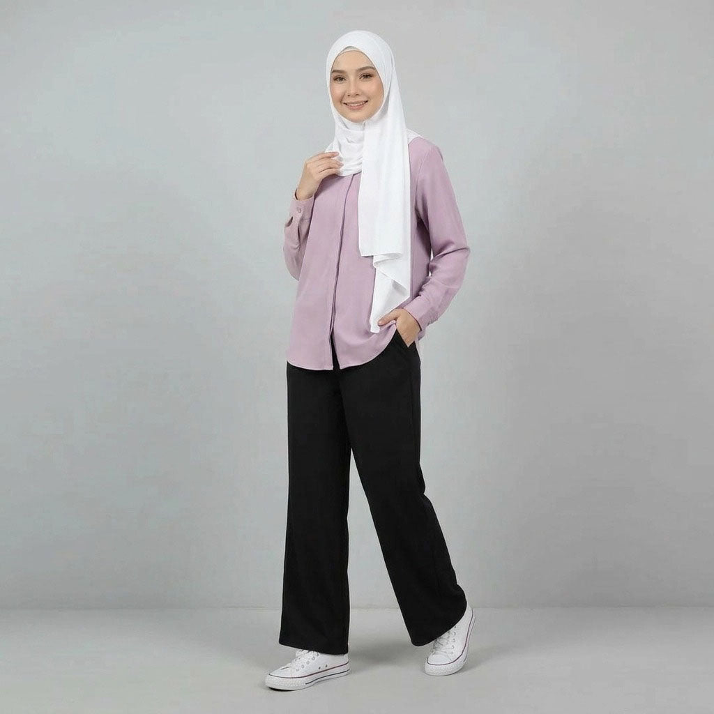 PIERRE CARDIN LADIES BLOUSE [NORMAL CUT] PC0064