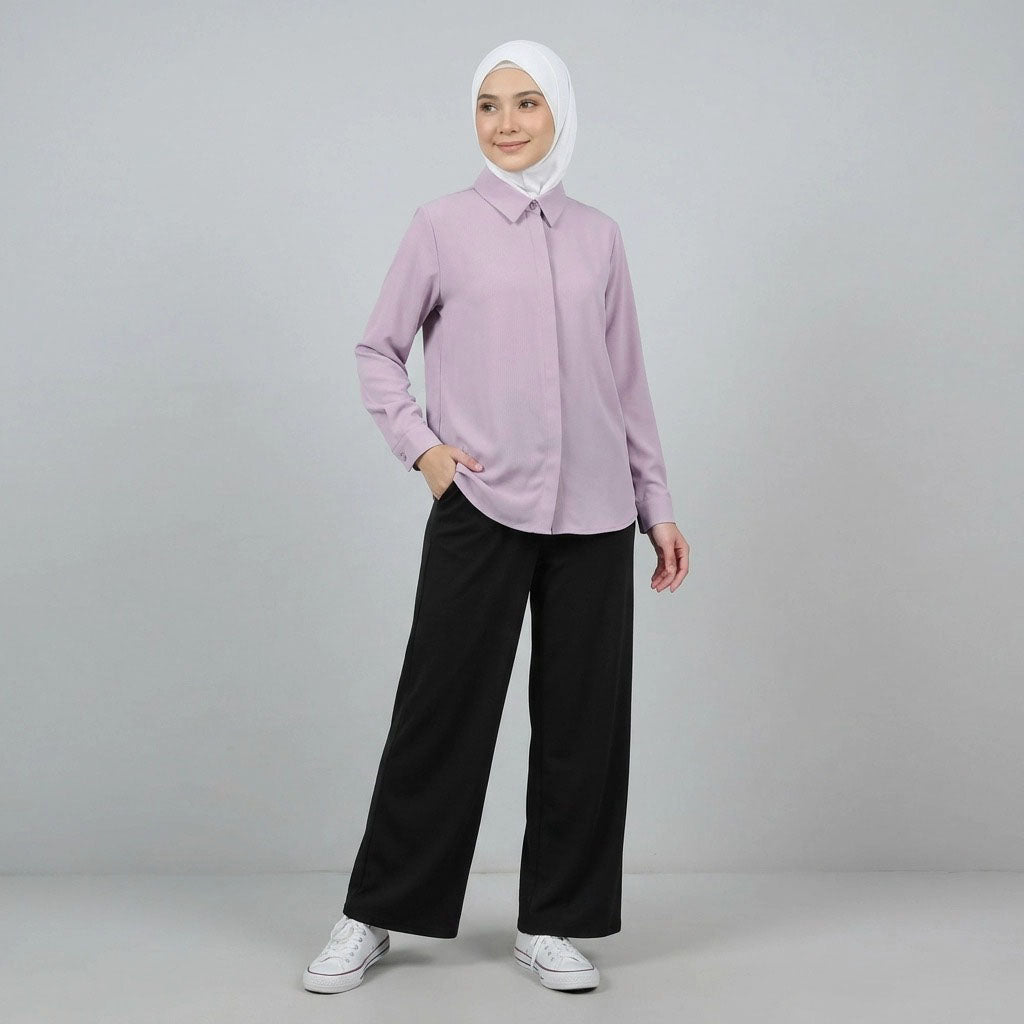 PIERRE CARDIN LADIES BLOUSE [NORMAL CUT] PC0064
