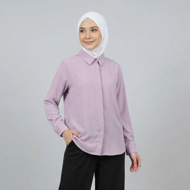 PIERRE CARDIN LADIES BLOUSE [NORMAL CUT] PC0064