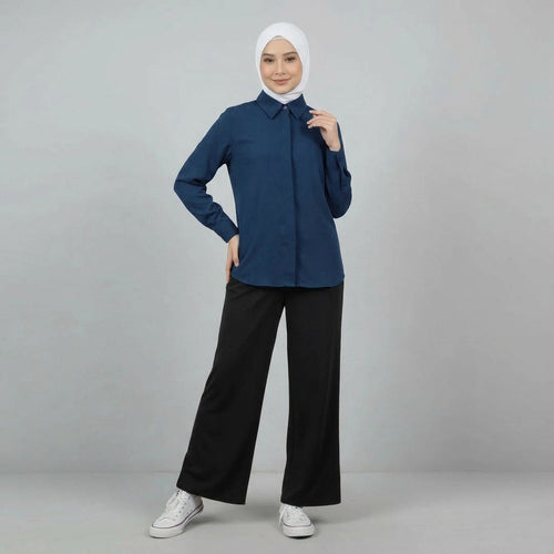 PIERRE CARDIN LADIES BLOUSE [NORMAL CUT] PC0064