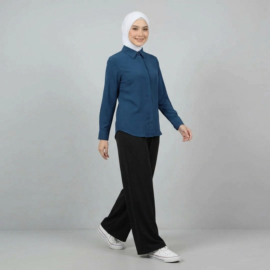 PIERRE CARDIN LADIES BLOUSE [NORMAL CUT] PC0064