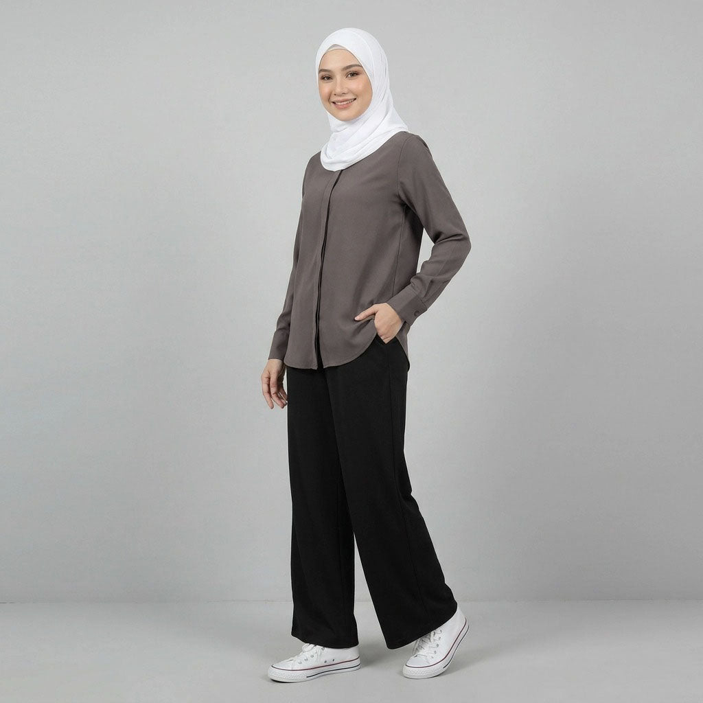 PIERRE CARDIN LADIES BLOUSE [NORMAL CUT] PC0064