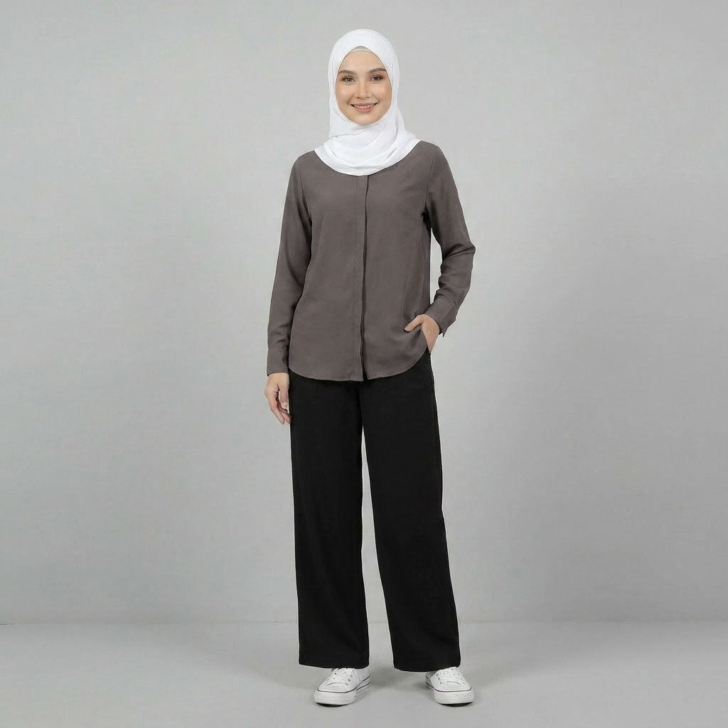 PIERRE CARDIN LADIES BLOUSE [NORMAL CUT] PC0064
