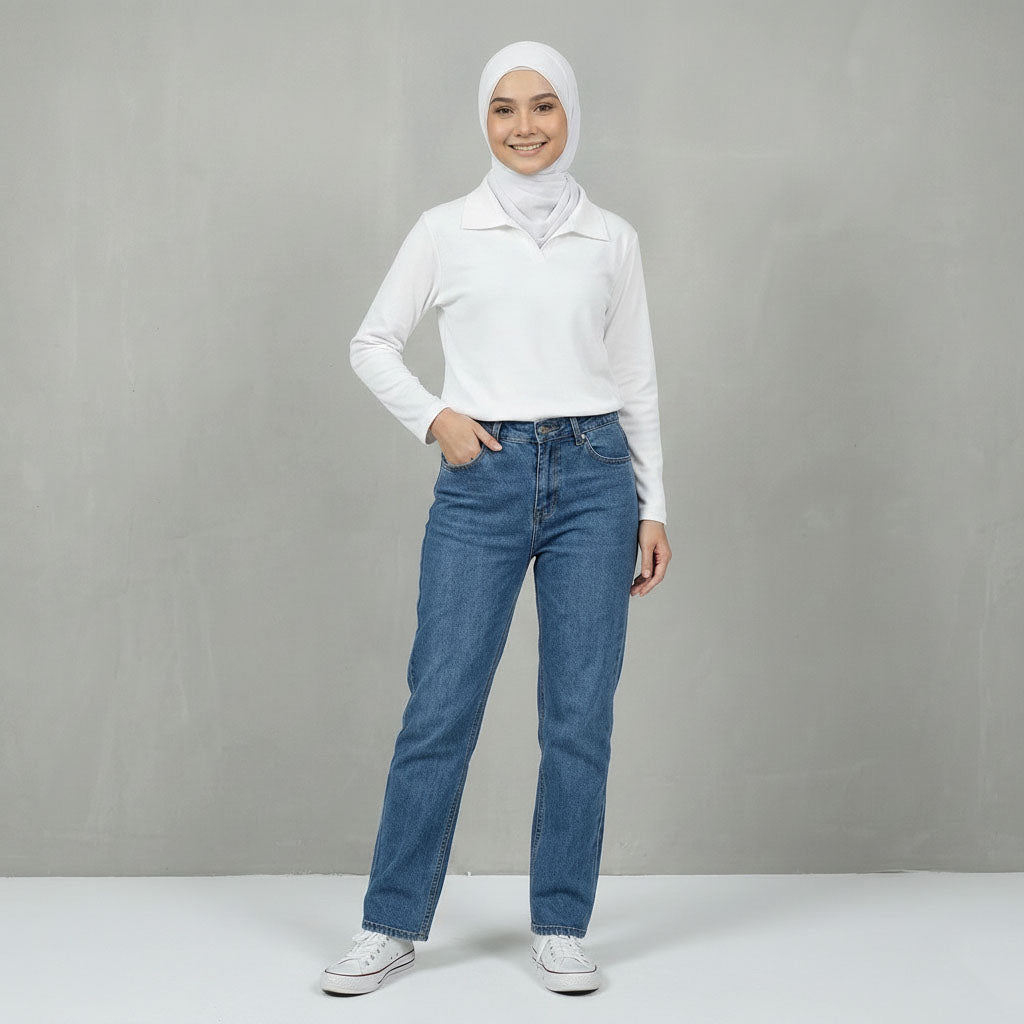 PIERRE CARDIN LADIES BLOUSE [NORMAL CUT] PC0035