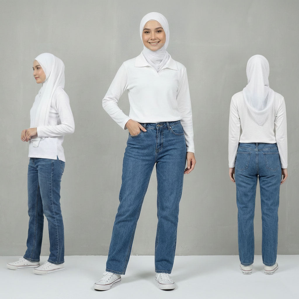 PIERRE CARDIN LADIES BLOUSE [NORMAL CUT] PC0035